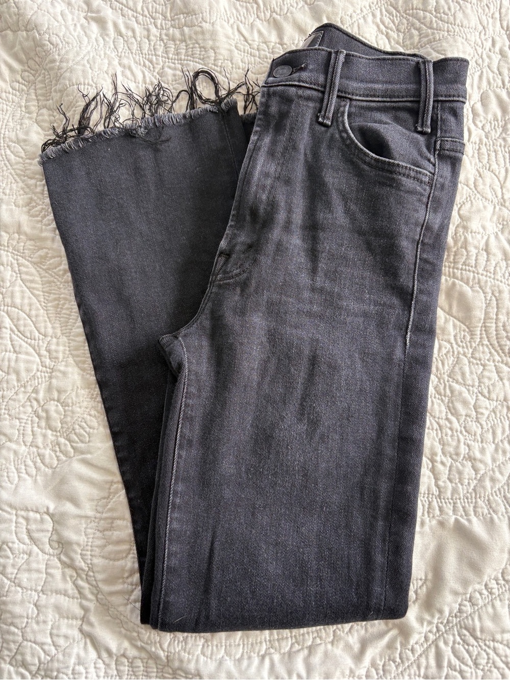 Mother The Hustler Ankle Fray Jeans